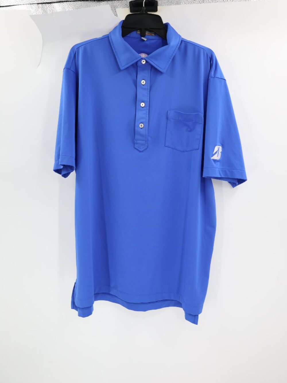 Peter Millar Polo Shirt Mens large Summer Comfort Short Sleeve Performance blue